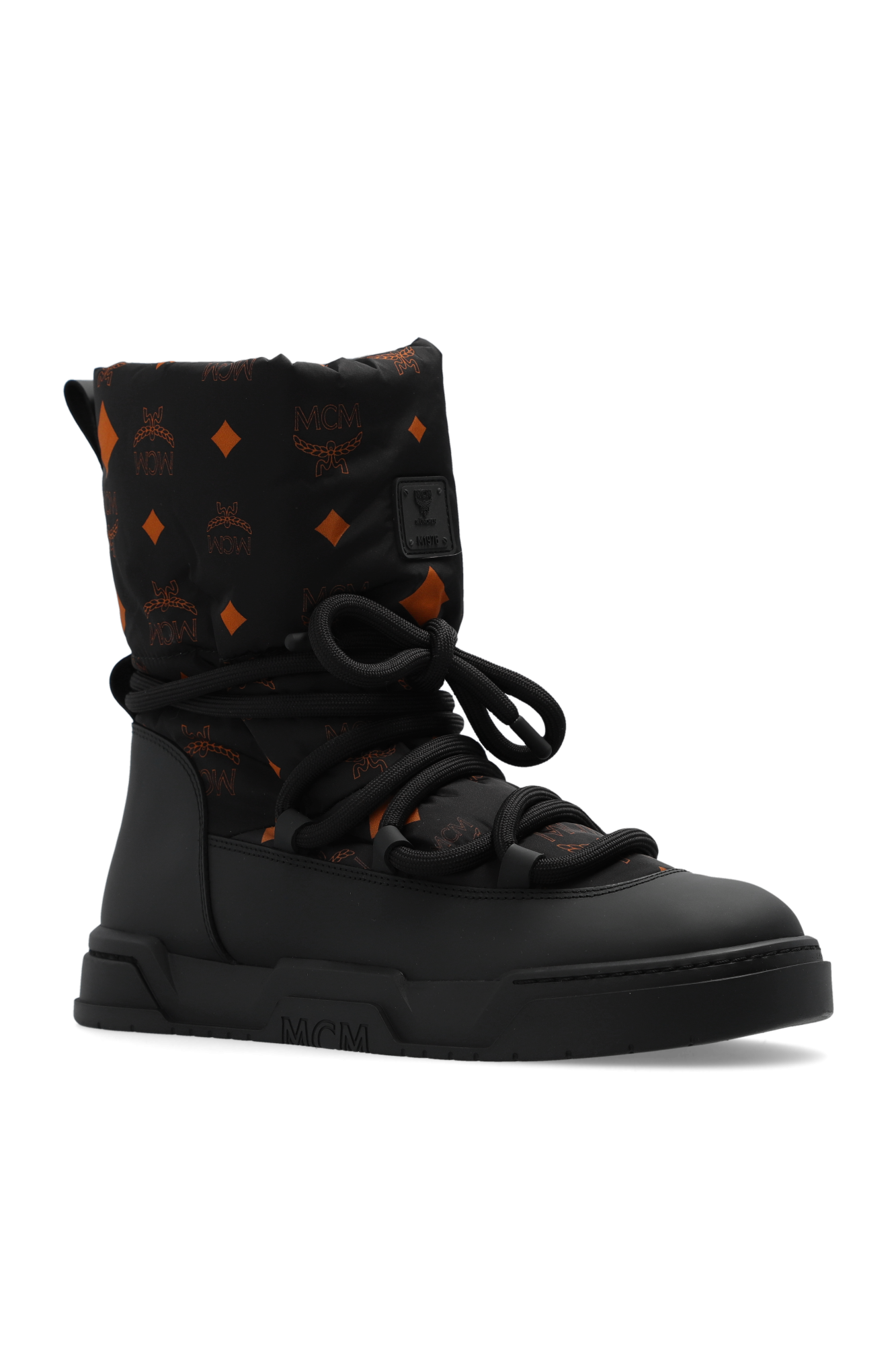 36 IT / W Skywander Lo Sneakers in Visetos Cognac | MCM ®US